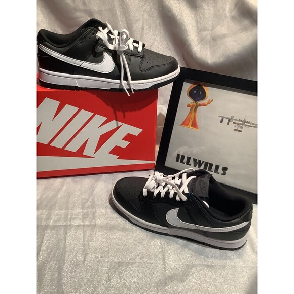 Nike Dunk Low Black White (2022) - Reverse Panda\'s Size 9 Men\'s  DJ6188-002 main image 5